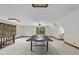 Spacious game room featuring a ping pong table, large windows, fan and neutral colored walls at 821 Ascot Ln, Raleigh, NC 27615