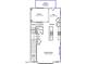 Floor plan featuring eat-in kitchen, flex room, kitchen, Gathering room, and powder room at 952 Westerland Way # 142, Durham, NC 27703