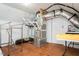 Spacious attic area with AC unit and utilities at 1146 W Holt St, Mebane, NC 27302