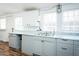 Bright kitchen featuring plenty of counter space and updated hardware at 1146 W Holt St, Mebane, NC 27302