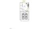 First floor floor plan featuring a 2-bay garage, outdoor living, and flex space at 2023 Trident Maple Ln, Chapel Hill, NC 27517