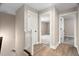 Hallway with a view into a bedroom at 293 Carolina Oaks Ave, Smithfield, NC 27577