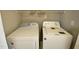 A dedicated laundry area with a washer and dryer at 545 Writers Way, Morrisville, NC 27560