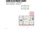Home floorplan with dimensions of all rooms and total square footage at 6408 Glen Brack Ct, Raleigh, NC 27603