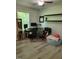 Home office with two desks, dual monitors, and lots of natural light at 78 Phil Johnson Rd, Sanford, NC 27330