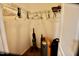 Walk-in closet featuring ample storage space with shelving and hanging racks for organization at 83 Mariners Point Way, Garner, NC 27529