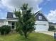 Charming two-story home with a well-manicured lawn, a beautiful tree, and a welcoming curb appeal at 83 Mariners Point Way, Garner, NC 27529