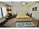 Main bedroom showcases a tray ceiling, plush carpet, and stylish furnishings at 83 Mariners Point Way, Garner, NC 27529