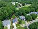 Beautiful home with mature trees in a quiet neighborhood near a playground and green space at 8841 Deerland Grove Dr, Raleigh, NC 27615