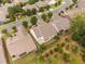 Aerial view of a home with a fenced yard, patio, and outdoor space, providing a sense of privacy and outdoor living at 1104 Gaston Manor Dr, Durham, NC 27703