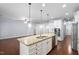 Spacious kitchen with large island and an open floor plan at 1104 Gaston Manor Dr, Durham, NC 27703