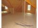 Unfinished attic space with wooden beams and natural light, ready to be customized at 1155 Shonele Ln, Stem, NC 27581