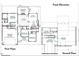 Detailed first and second floor plan showing room dimensions and layout at 1155 Shonele Ln, Stem, NC 27581