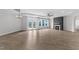 Living room with modern fireplace and access to the porch at 1319 Richfield Oaks Dr, Fuquay Varina, NC 27526