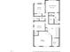 Detailed floor plan showcasing the layout of the second floor, with dimensions for each room at 140 Big Barn Dr, Wendell, NC 27591