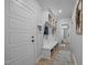 The mudroom features built-in storage cubbies, bench, and hanging hooks at 140 Big Barn Dr, Wendell, NC 27591