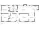 First floor plan layout of the home at 1508 Hodge Rd, Knightdale, NC 27545