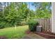 Backyard featuring a fenced yard at 1642 Holly Grove Way, Durham, NC 27713