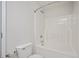 Bathroom with a bathtub, shower, and toilet at 1642 Holly Grove Way, Durham, NC 27713