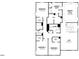 Second floor layout with bedrooms, baths, and a spacious loft at 176 Sargents St, Garner, NC 27529