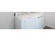 Laundry room with white washer and dryer set at 2010 Nebula Way, Durham, NC 27703