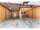 Spacious garage with work area and ample space for vehicles and storage at 2139 Race Track Rd, Burlington, NC 27215