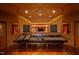 This studio room is equipped with a large mixing console with sound-engineered walls and a paneled ceiling at 2540 Seaforth Rd, Pittsboro, NC 27312