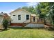 Backyard with a deck and stairs at 502 S Eighth St, Mebane, NC 27302