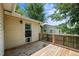 Deck with a view of the backyard at 502 S Eighth St, Mebane, NC 27302