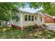 Inviting single-story home with a cozy front porch at 502 S Eighth St, Mebane, NC 27302