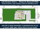 Floor plan showing layout, room dimensions, and building envelope on property at 518 Heater Dr # B, Cary, NC 27511
