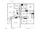 Detailed floor plan showcasing the layout of this two-story home at 808 Ottawa Dr, Garner, NC 27529