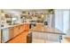 Beautiful kitchen featuring stainless steel appliances, light wood cabinets and a convenient island with seating at 875 Martin Luther King Jr Blvd # 7, Chapel Hill, NC 27514