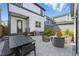 Backyard patio with dining and lounge seating, ideal for outdoor entertaining at 1008 Whistler St, Durham, NC 27713