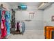 Large walk-in closet provides generous storage space, featuring wire shelving and room for organizing luggage and clothing at 3032 Curling Creek Drive Dr, Apex, NC 27502