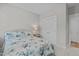 Light bedroom featuring a queen bed, and closet at 3310 Mission Olive Pl, New Hill, NC 27562