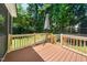 Outdoor patio featuring an umbrella and a backyard view at 3811 Cottonwood Dr, Durham, NC 27705