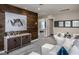 Cozy bonus room with comfortable seating, stylish decor, and ample space for relaxation at 414 Grange Farm Pl, Raleigh, NC 27603