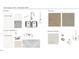 Selection of flooring, backsplash and paint choices for the home's interior spaces at 414 Grange Farm Pl, Raleigh, NC 27603