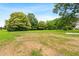 Level and grassy backyard presenting a great space for outdoor activities and landscaping opportunities at 414 S Center St, Princeton, NC 27569