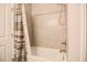 Modern bathroom with a shower and bathtub combination at 440 Bramble Ln, Clayton, NC 27527