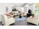 Bright and spacious living room with comfortable seating and stylish decor at 508 N Wake St, Hillsborough, NC 27278