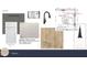 Kitchen design featuring white cabinets, stylish backsplash, modern hardware, and wood flooring at 521 Coleman St, Raleigh, NC 27610