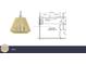 Office design featuring light fixture at 521 Coleman St, Raleigh, NC 27610