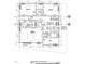 Second floor plan blueprint revealing bedrooms, bathrooms, laundry, primary bedroom, and dressing room locations at 521 Coleman St, Raleigh, NC 27610