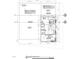 Third floor plan blueprint displaying half hall, roof deck, powder room, office/flex space, and mechanical areas at 521 Coleman St, Raleigh, NC 27610
