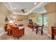 This living room is spacious and has a vaulted ceiling at 84307 Winslow, Chapel Hill, NC 27517