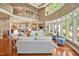 Bright living room featuring hardwood floors, fireplace, and large windows with a great view at 84307 Winslow, Chapel Hill, NC 27517