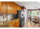 Modern kitchen with stainless steel appliances, granite counters, and lots of cabinet space at 9504 Anson Grove Lane Ln, Raleigh, NC 27615