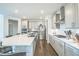 This kitchen features stainless steel appliances and ample countertop space at 1051 Jura Ridge Dr, Fuquay Varina, NC 27526